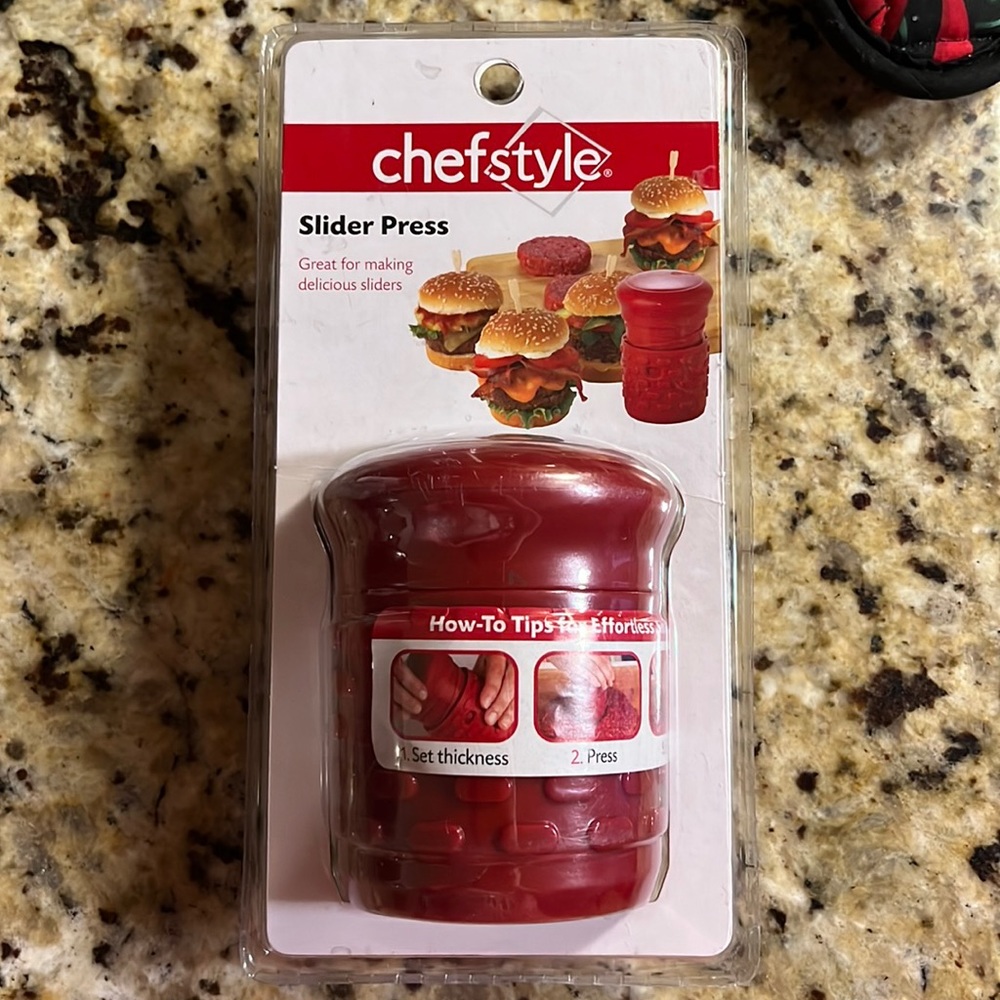 Mini hamburger sliders press 🍔